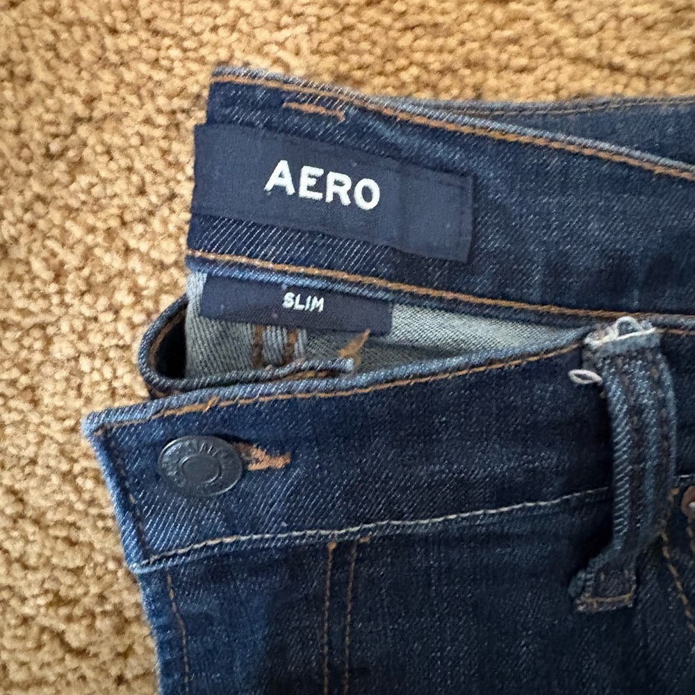Aeropostale Dark Blue Slim Jeans - Picture 3 of 3
